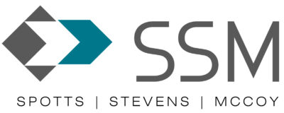 Spotts Stevens and McCoy logo.