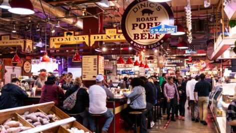 A busy time at Reading Terminal Market