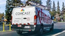 Comcast Service Van