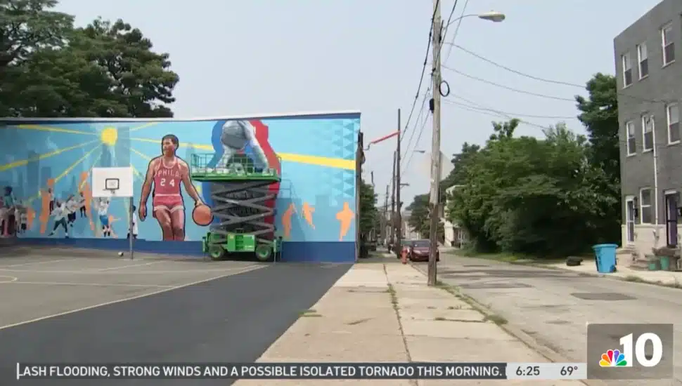 Mural honoring Wali Jones