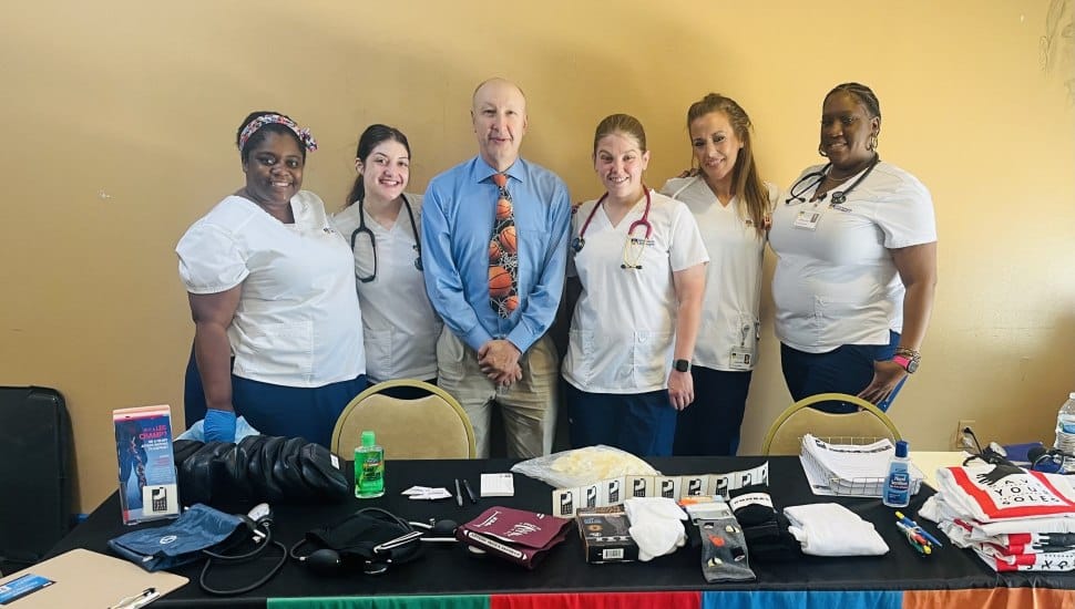 Neumann University Students ‘Save Soles’ at Diabetes Health Fair