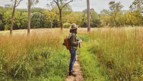 Wissahickon Valley Park visitor