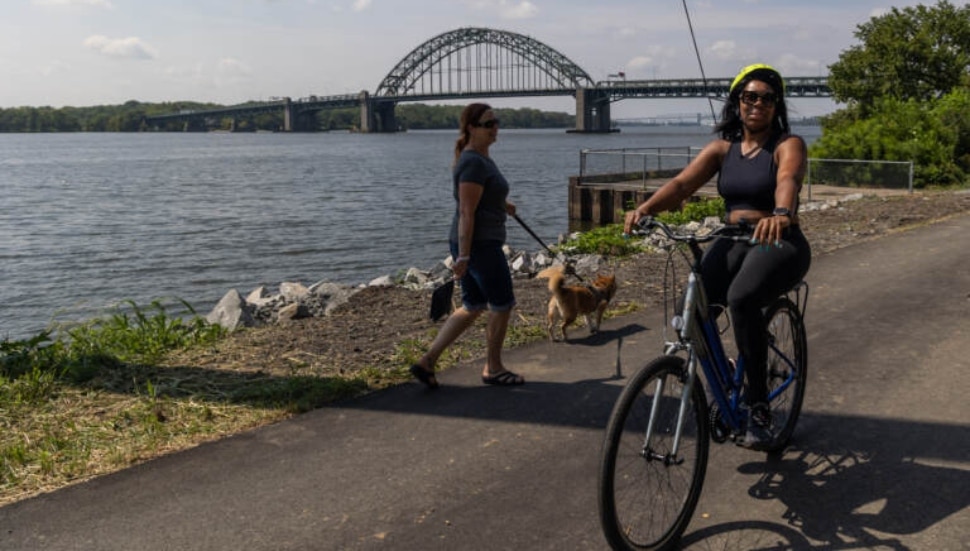 Kathleen George on the K&T Trail