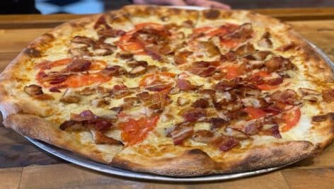 Philadelphia doesn't have its own style of pizza, but features restaurants with just about every style.