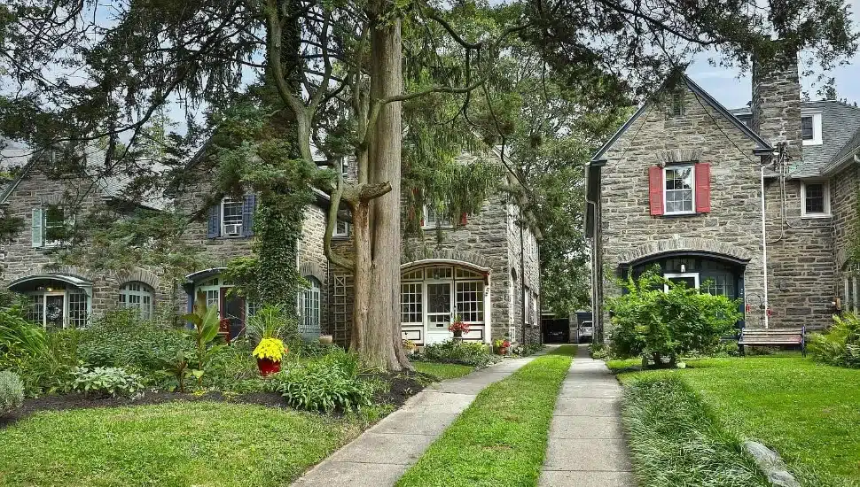 House of the Week: Gorgeous Stone Twin Traditional in Chestnut Hill