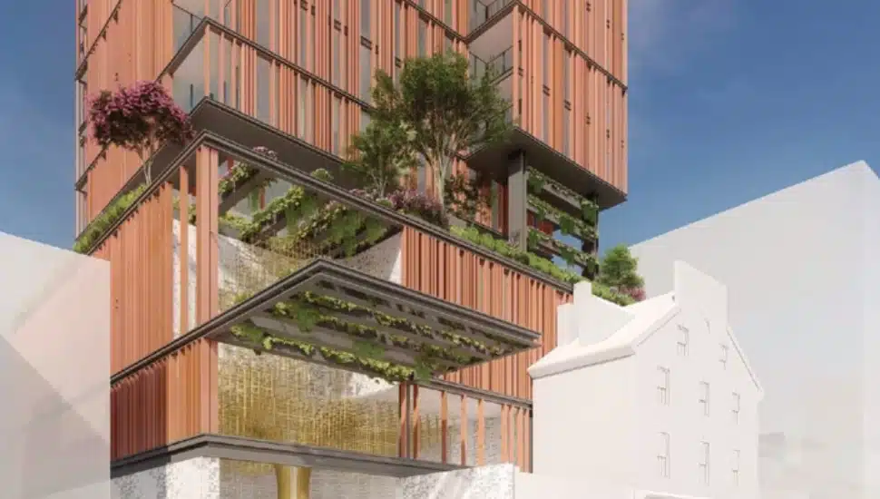 A rendering of Arbour House.
