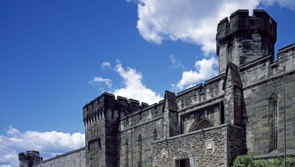 Eastern State Penitentiary exterior.