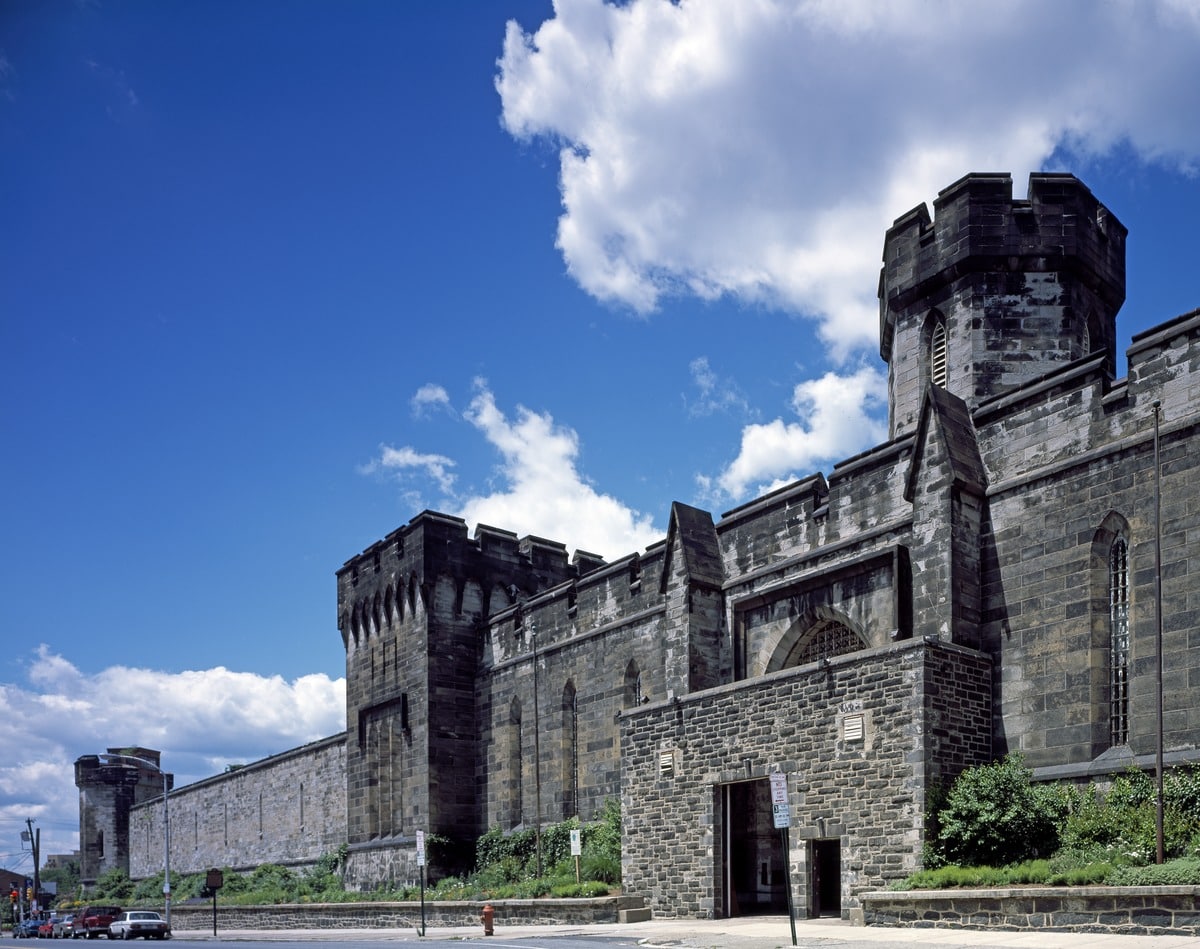 Eastern State Penitentiary exterior.
