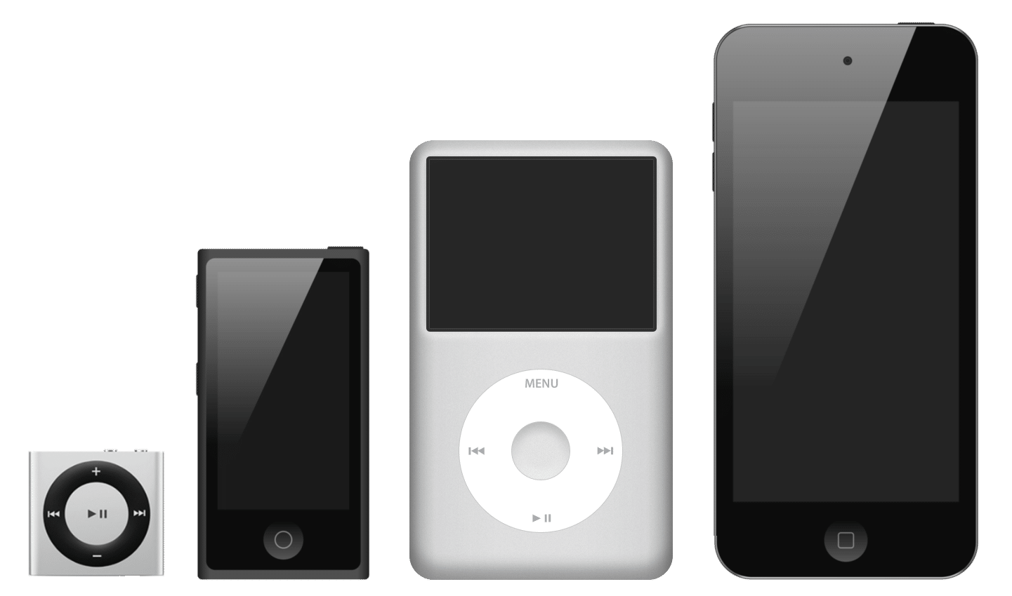 iPods were produced from 2001 to 2022.