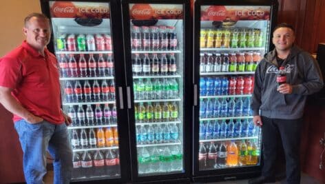 Coca-Cola produces several popular drinks.