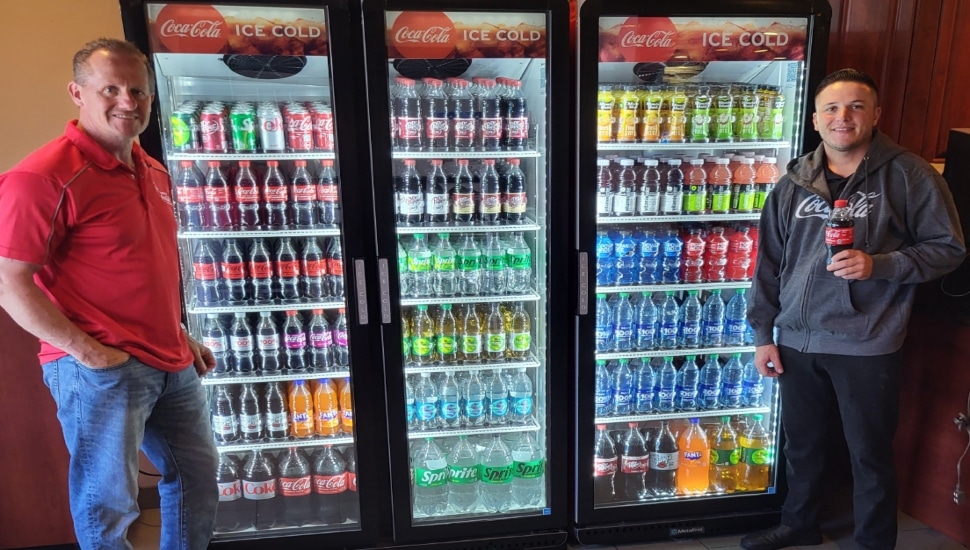 Coca-Cola produces several popular drinks.