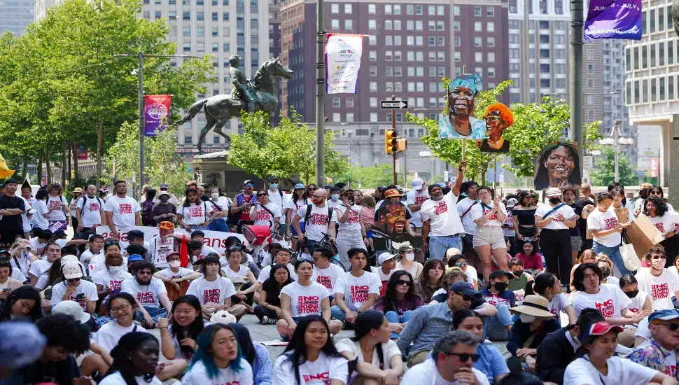 Students for the Preservation of Chinatown are speaking out against building a new Sixers arena nearby.