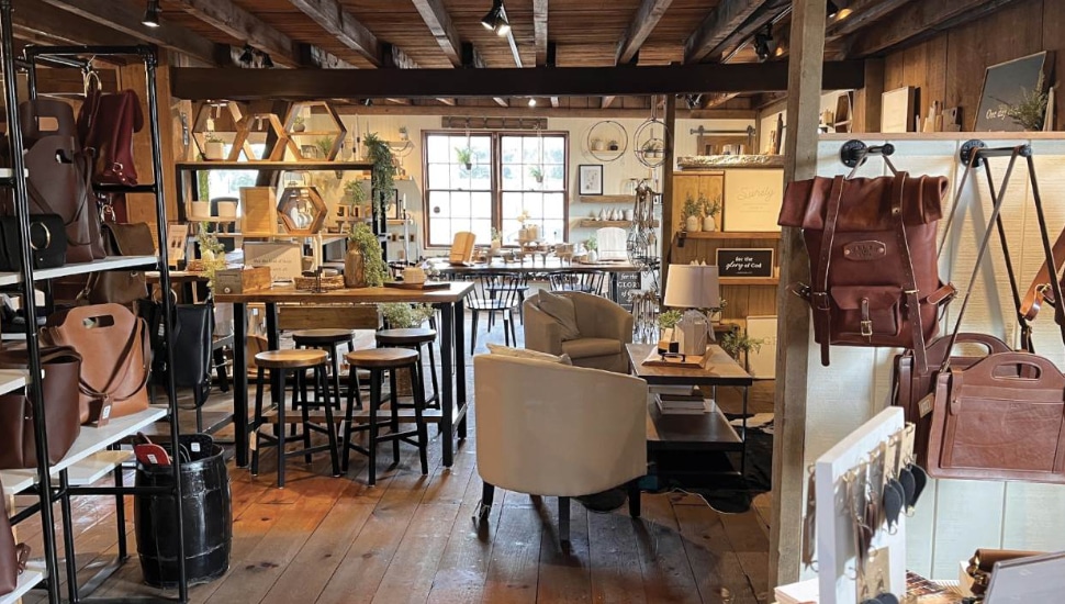 Interior of Bird in Hand Artisan Village