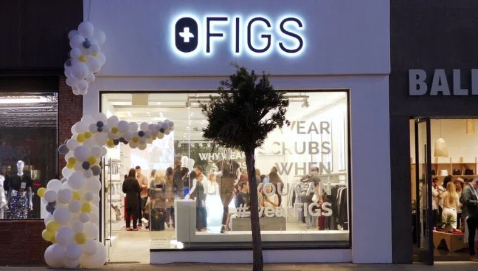A Figs storefront.