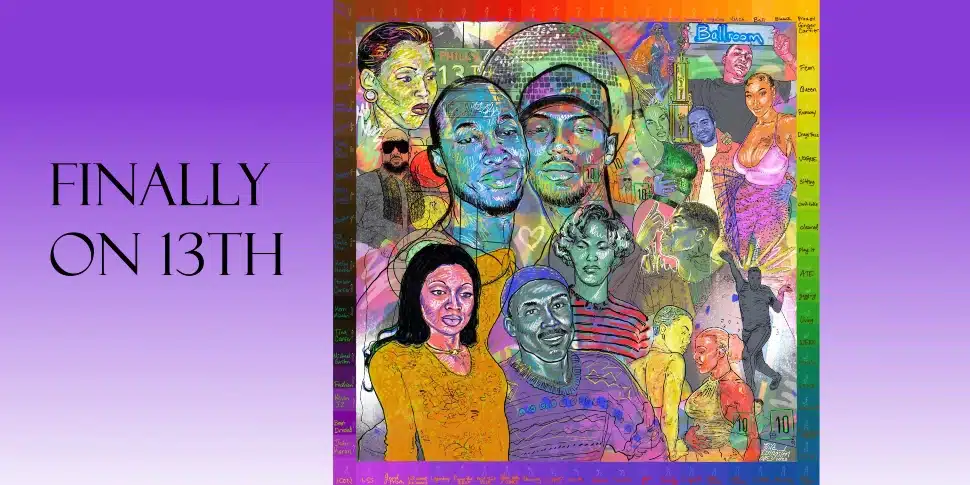The new "Finally On 13th" Mural in Philadelphia