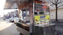Gus' food cart, a South Street staple for 45 years.