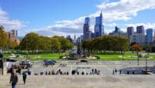 Philadelphia From the Philadelphia Art Museum Steps