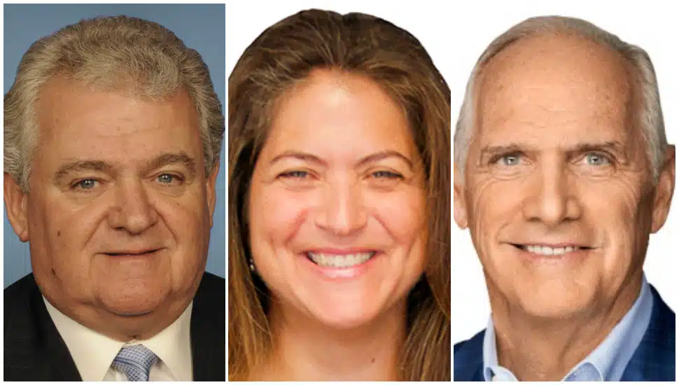 Bob Brady, Cynthia Figueroa, and Dan Hilferty