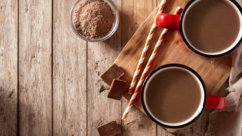 Traditional Mexican chocolate atole