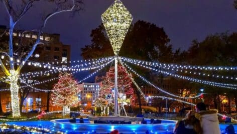 Electrical Spectacle Light Show at Franklin Square