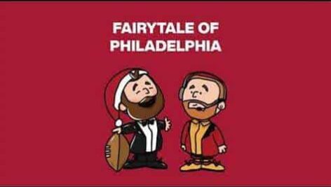 Jason and Travis Kelce cover for "Fairytale in Philadelphia."