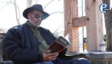 Kenneth Murrey reading one of his books