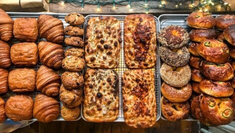 A bunch of pastries from The Kettle Black.