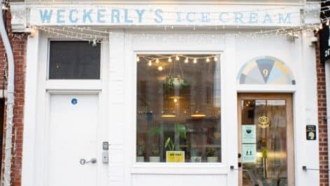 Weckerly's Ice Cream exterior