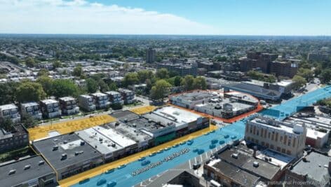 Birds eye view of North Broad Street