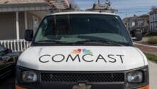 Comcast vehicle