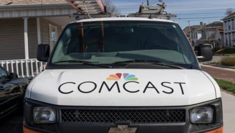 Comcast vehicle