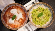 Gnocci Sorrent and Casarecce Pesto from DaMò Pasta Lab