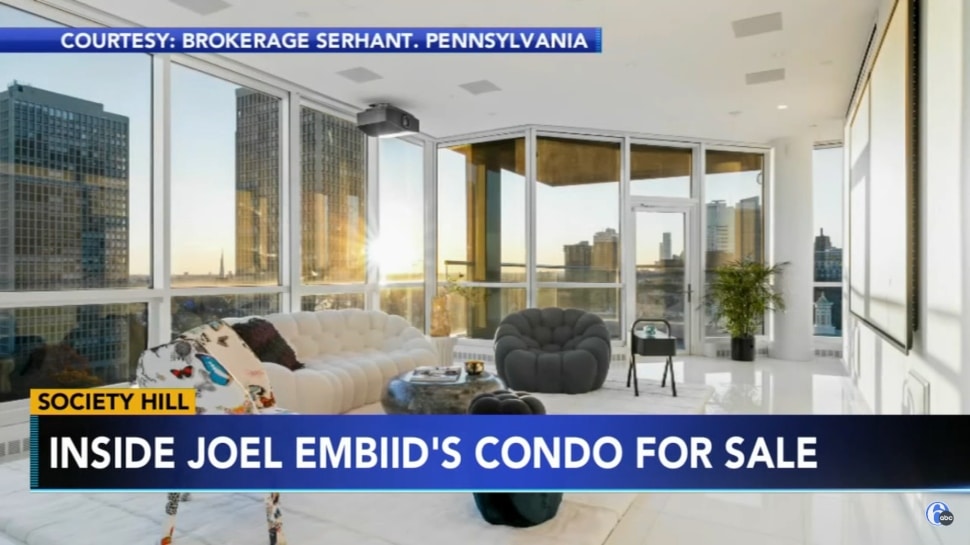 Joel Embiid's penthouse interior