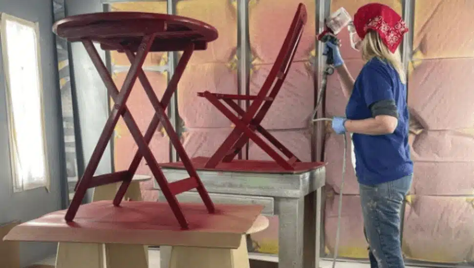 Girl working