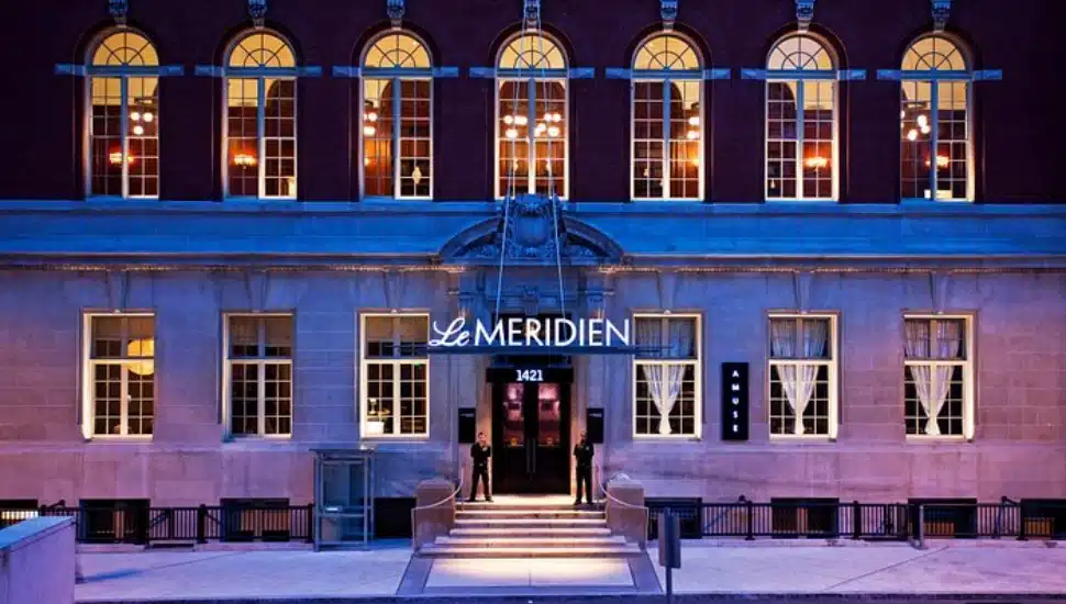 Le Meridien hotel exterior