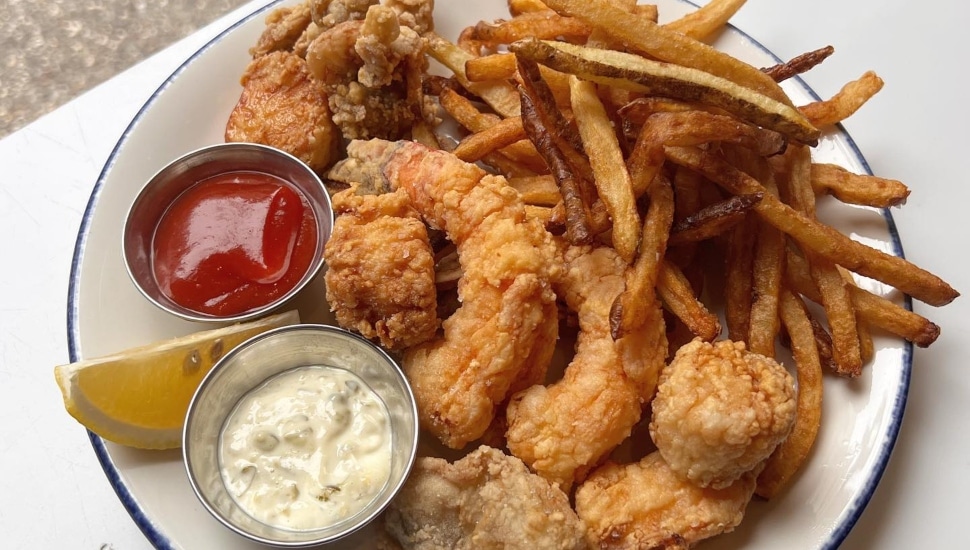 A plate from Oyster House