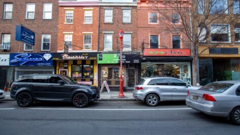 A business corridor in Philadelphia.