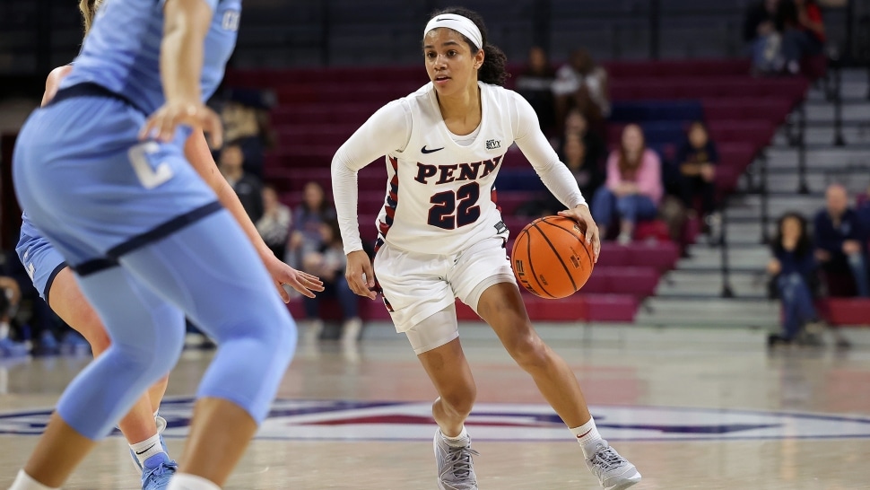 Mataya Gayle driving to the basket