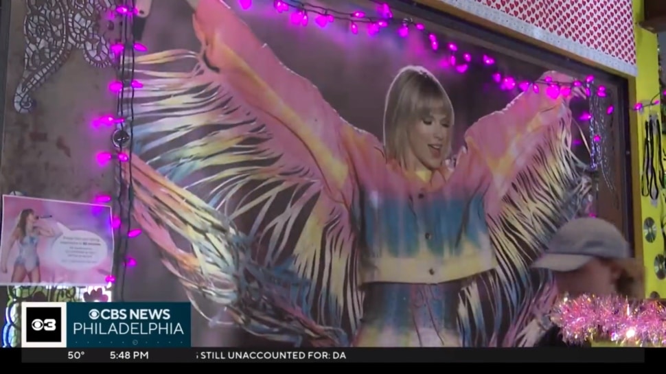A Taylor Swift popup