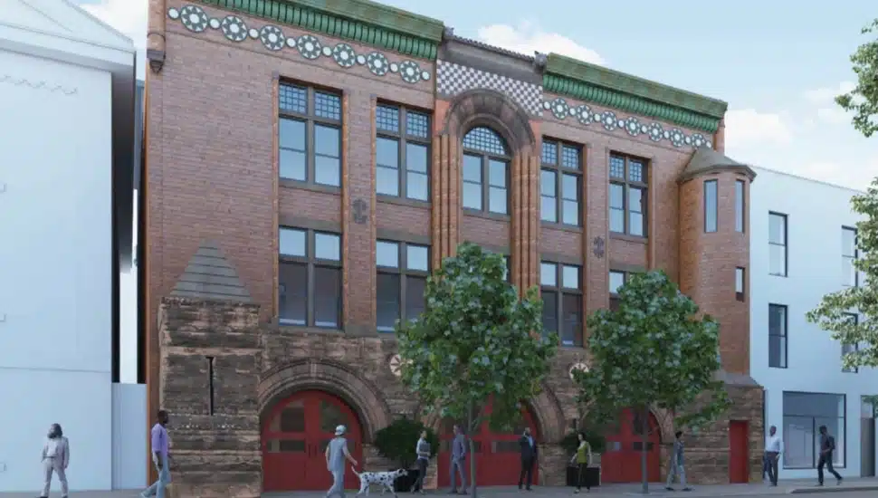 Historic Firehouse in Olde Kensington Converted Into Apartment Building