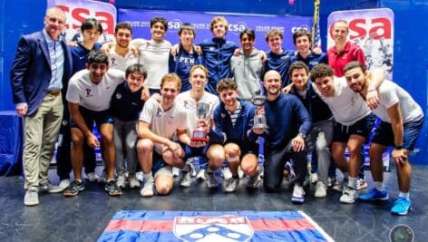 The Penn Men's Squash Team