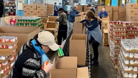 Volunteers at the Share Food Program