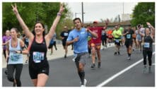 Runners at the Broad Street Run.