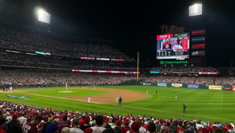 Inside Citizens Bank Park.