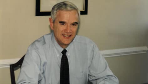 Daniel P. Jordan at his desk