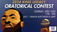 Graphic for the 2024 King Legacy Oratorical Contest