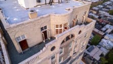 A side overhead view of The Crown penthouse