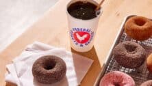 federal-donuts with coffee