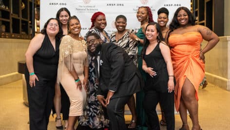 People at the Black Excellence in Birding Gala in Philadelphia.