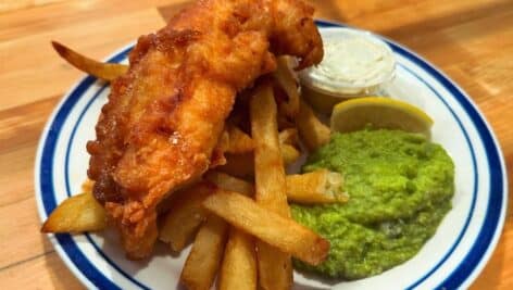 Fish and chips.